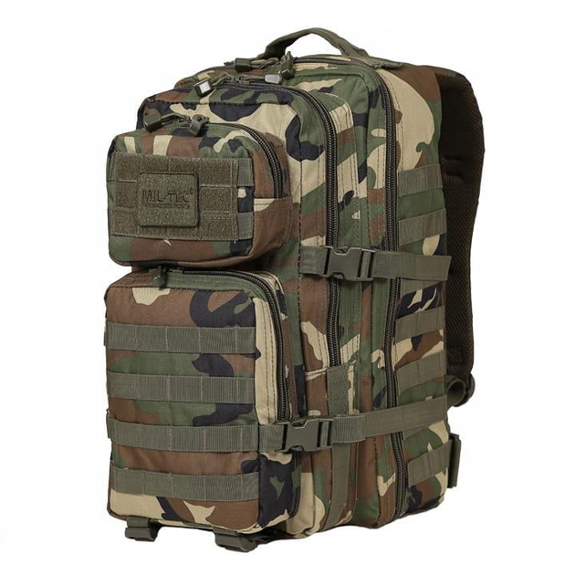 Большой рюкзак Mil-Tec Assault Woodland 36 л 14002220 - изображение 1