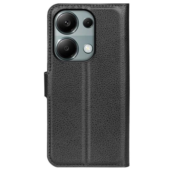 Классический чехол-книжка Deexe Book Type для Xiaomi Redmi Note 13 Pro 4G / Poco M6 Pro - Black - изображение 6