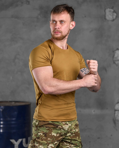 Тактическая потоотводящая футболка odin кайот зсу XL - изображение 2