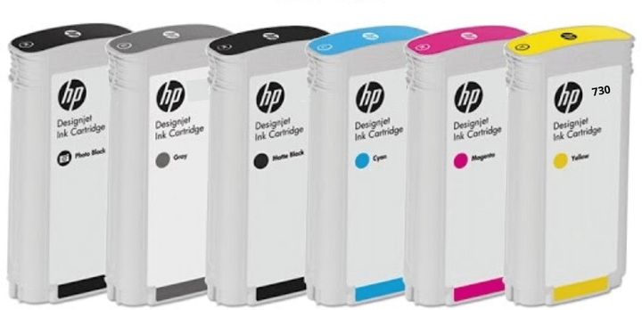 Картридж HP 730-Y P2V64A DesignJet T1600/T1700/T2600 Yellow 3 000 сторінок 130 ml (P2V64A) - зображення 2