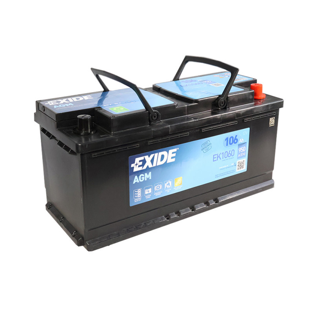 Автомобильный аккумулятор EXIDE Start-Stop AGM (EK1060) 106Аh 950A R+ (L6) - изображение 2