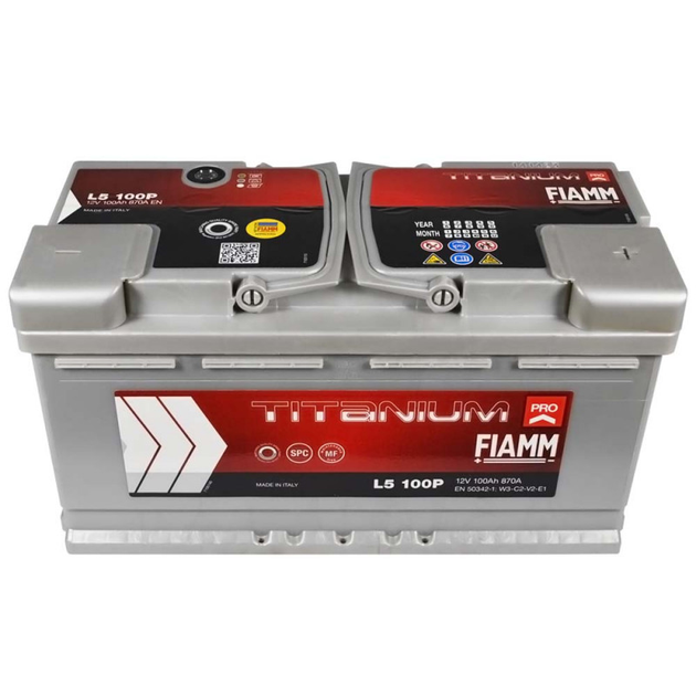 Автомобільний акумулятор Fiamm Titanium Pro 100Аh 870А R+ (L5) - Фото 3 Автомобільний акумулятор Fiamm Titanium Pro 100Аh 870А R+ (L5) - зображення 3