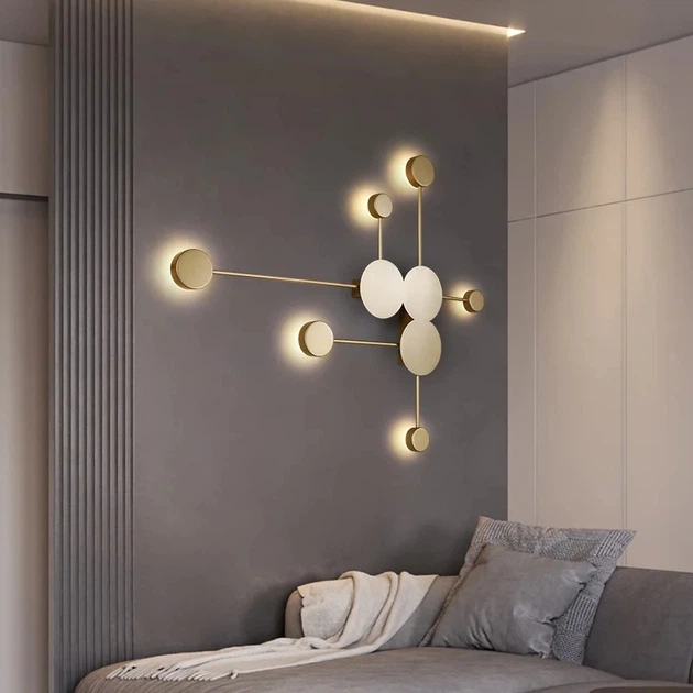 Бра LED 27535 Латунь 73х91х7 см. - Фото 4 Бра LED 27535 Латунь 73х91х7 см. - зображення 4