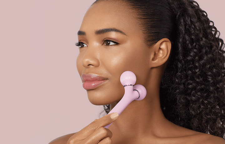 Roller soniczny do twarzy Geske 4 w 1 GK000040PK01 Różowy - obraz 8