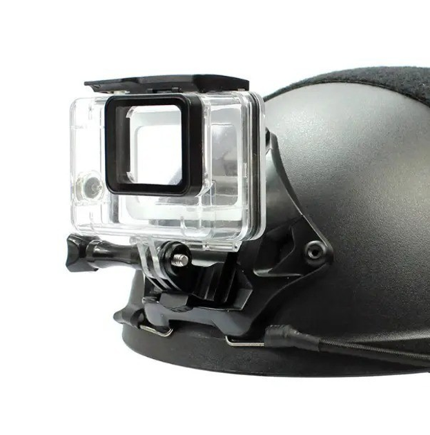 Крепеж на военный шлем для экшн камеры крепление на армейский тактический шлем NVG Mount (фикс) - изображение 2