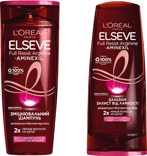 Набор L'Oreal Paris Elseve Full Resist Arginine+Aminexil Шампунь 400 мл + Бальзам для ослабленных волос, склонных к выпадению 200 мл (3600523898183/3600523897933) – в интернет-магазине ROZETKA | Купить в Украине: Киеве, Харькове, Днепре, Набор L'Oreal Paris Elseve Full Resist Arginine+Aminexil Шампунь 400 мл + Бальзам для ослабленных волос, склонных к выпадению 200 мл (3600523898183/3600523897933) – в интернет-магазине ROZETKA | Купить в Украине: Киеве, Харькове, Днепре,