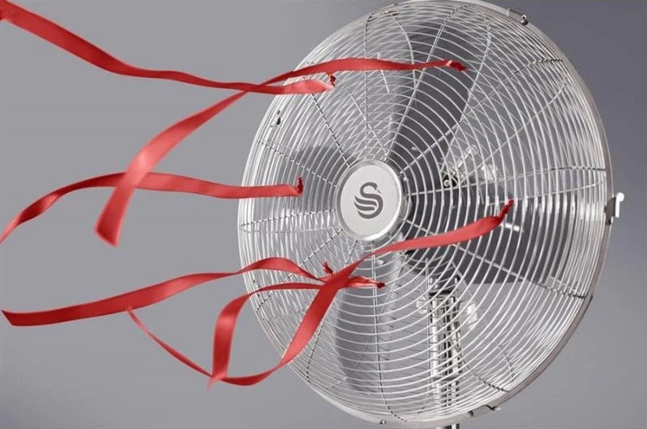 Вентилятор підлоговий Swan Retro SFA12610GRN - зображення 6