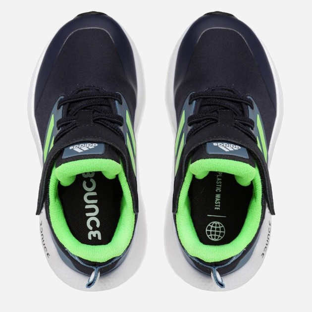Buty sportowe chłopięce na rzepy adidas EQ21 Run 2.0 EL GY4366 38 (5UK) Niebieskie (4065426040203) - obraz 3