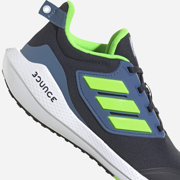 Підліткові кросівки для хлопчика adidas EQ21 Run 2.0 GY4361 38 (5UK) Чорні (4065426055450) - зображення 6