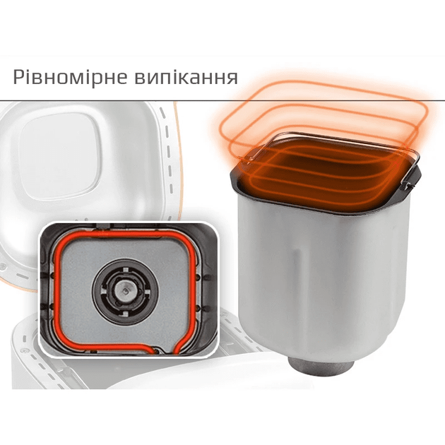 Хлібопічка Liberton LBM-5190 - зображення 4