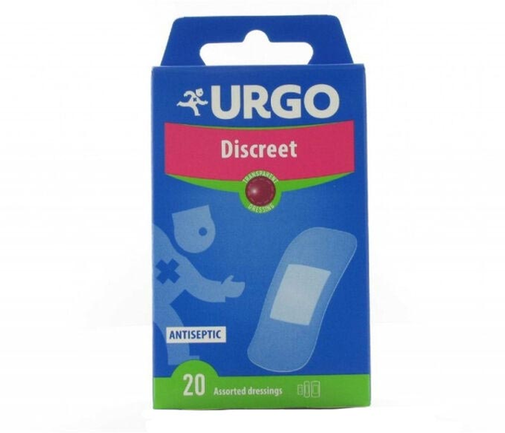 Plaster Urgo Discret Benzalkonium Chloride 20 szt (8470001670205) - obraz 1