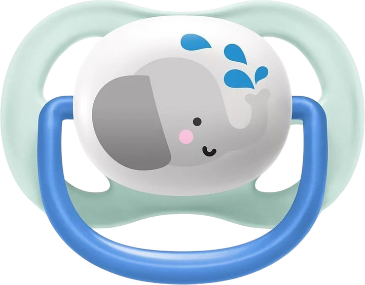 Пустушка ортодонтична Philips Avent Ultra Air 0-6m Animal Boy 2 шт (8710103949336) - зображення 3