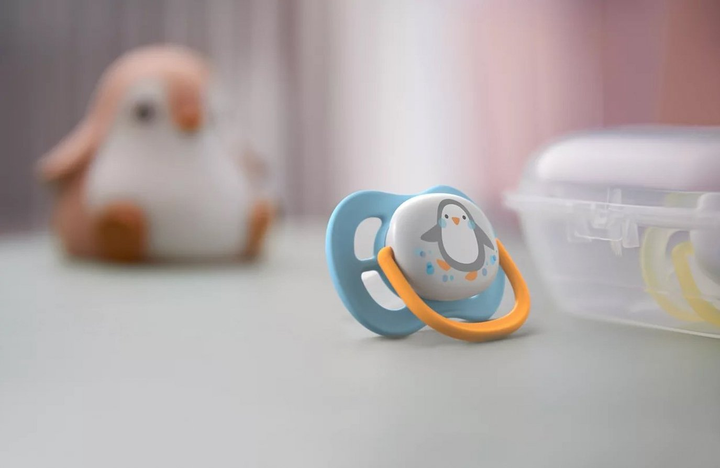 Пустушка ортодонтична Philips Avent Ultra Air 0-6m Animal Boy 2 шт (8710103949336) - зображення 5