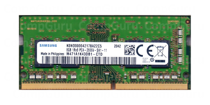 Ноутбучная оперативная память Samsung DDR4 8GB 2666MHz SO-DIMM 1Rx8 PC4 ...