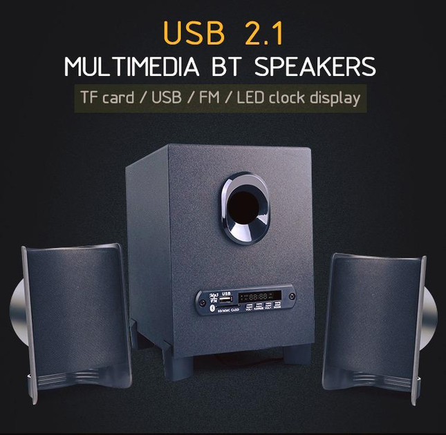 Компьютерная акустика колонки для пк и ноутбука Kisonli TM-6000U | 2.1 ...