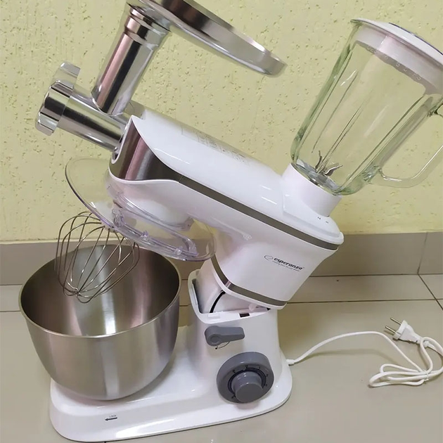 Кухонный комбайн Esperanza EKM025 планетарный тестомес 1000W мясорубка ...