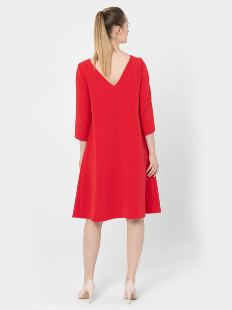 Сукня міді жіноча Deni Cler Milano W-Dw-3486-0T-M7-30-1 36 Червона (3300000774473) - зображення 2