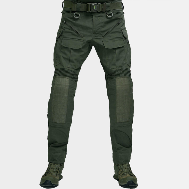 Тактические штаны UATAC Gen 5.4 Olive (Олива) с наколенниками XL - изображение 2