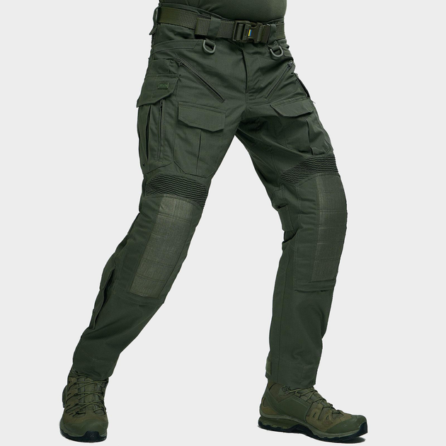 Тактические штаны UATAC Gen 5.4 Olive (Олива) с наколенниками S - изображение 1