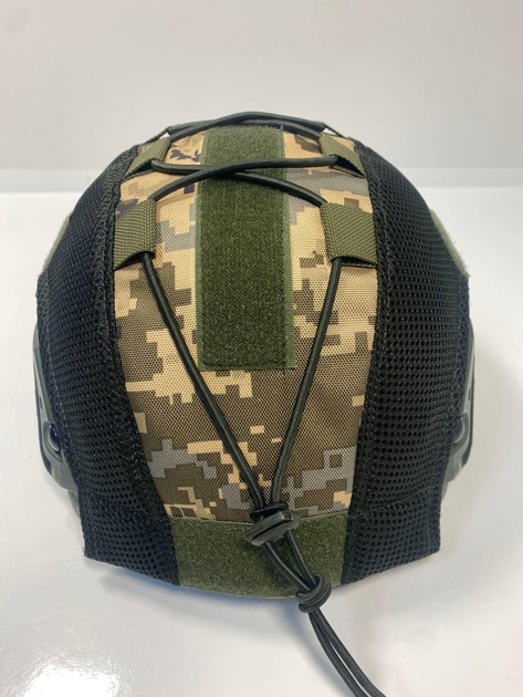 Легкий кавер на каску для військових із додатковими стропами для кріплення - зображення 1