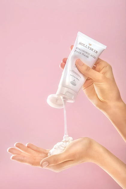 Маска для лица Hyaluronic Acid Face Mask HOLLYSKIN 100 мл(р) - изображение 4