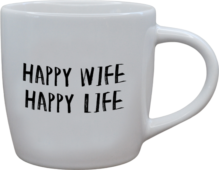 Kubek Kasia Lilja Happy Wife 300 ml (5710495008300) - obraz 1