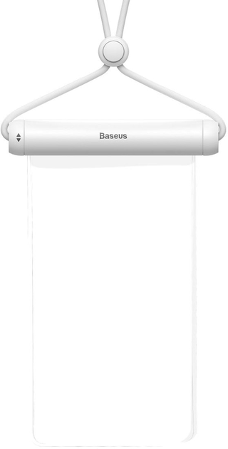 Чохол водонепроникний Baseus 7.2" зі шнурком на шию Білий (FMYT000002) - зображення 1