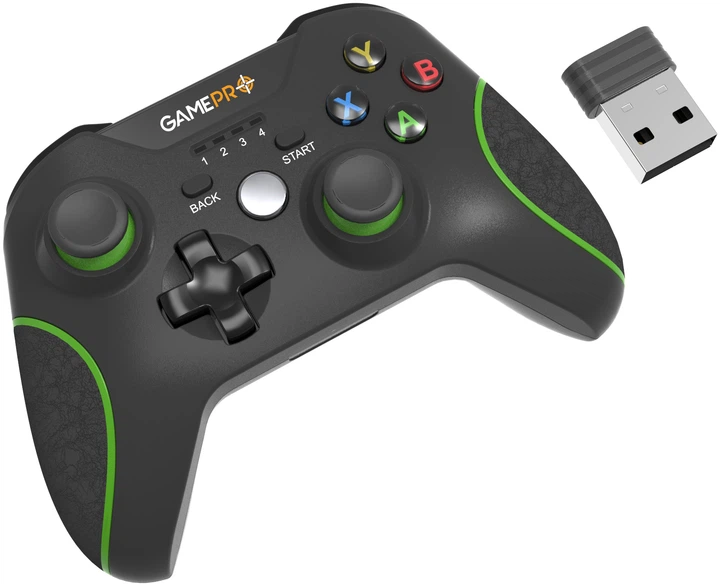 Бездротовий геймпад GamePro MG650B Black-Green - зображення 3