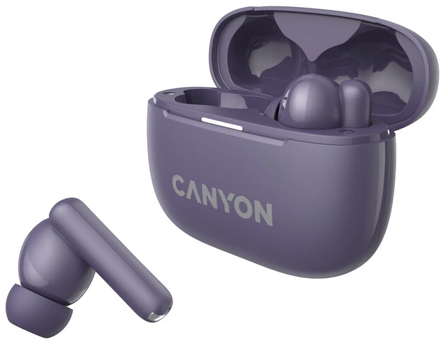 Навушники Canyon OnGo TWS-10 ANC ENC Purple (CNS-TWS10PL) - зображення 4