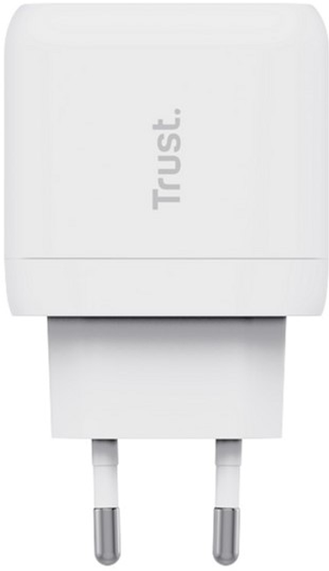 Зарядний пристрій для телефону Trust MAXO 45W USB-C + кабель 2 м UBS-C White (8713439251388) - зображення 3