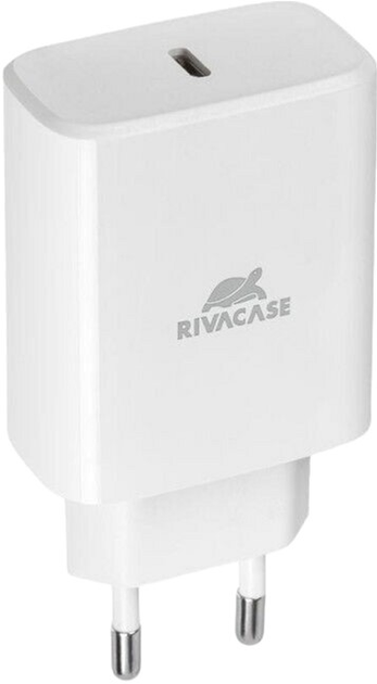 Зарядний пристрій для телефону Rivacase 20W USB Type-C Quick Charge 3.0 White (PS4102WD5WHITE) - зображення 1