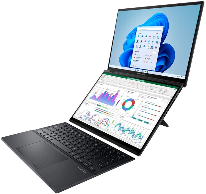 Laptop ASUS Zenbook Duo (2025) UX8406CA-PZ009W (90NB14X1-M00820) Inkwell Gray - obraz 12