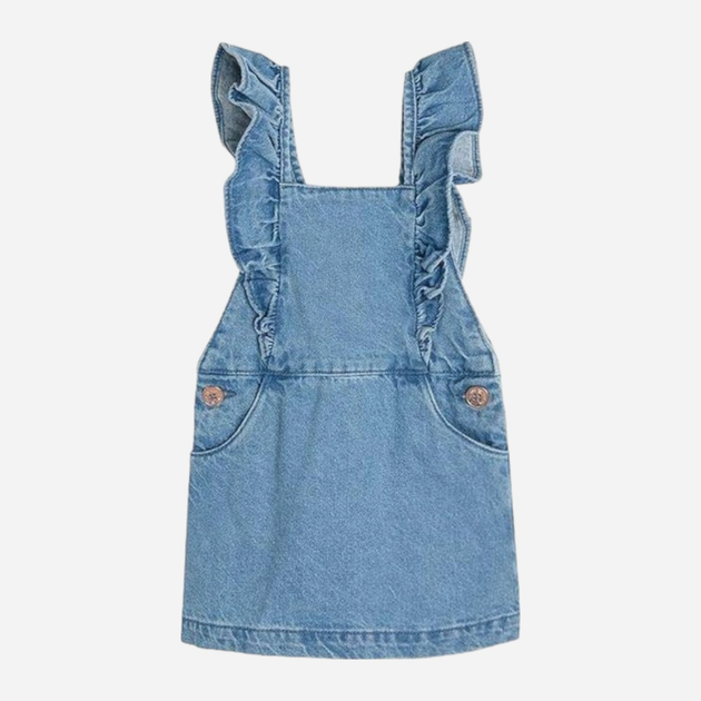 Jeansowa sukienka dziecięca dla dziewczynki Cool Club CJG2413056 110 cm Niebieska (5903977187222) - obraz 1