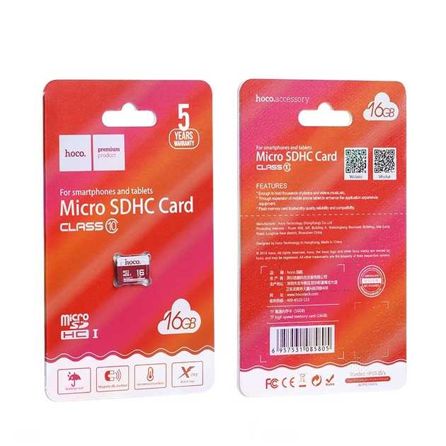Hoco MicroSD 16GB Class 10 - изображение 2