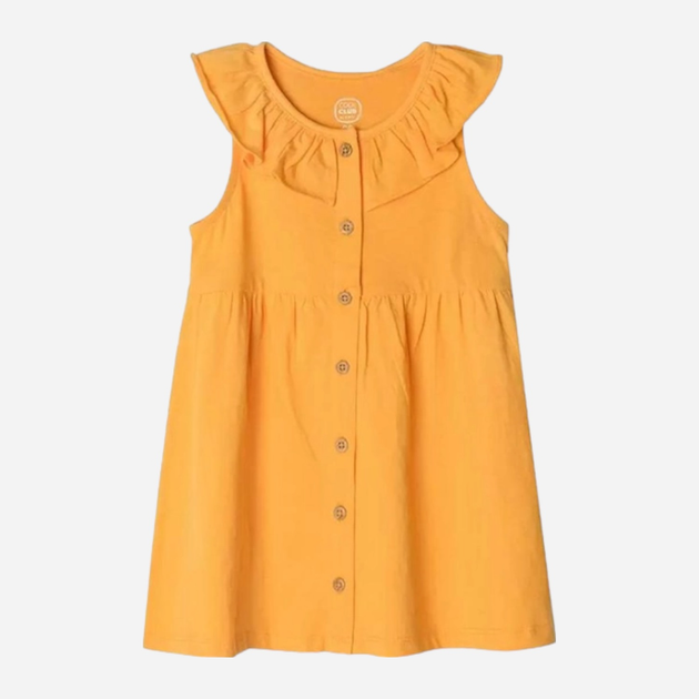 Sukienka dziecięca dla dziewczynki Cool Club CCG2402704 68 cm Żółta (5903977287243) - obraz 1