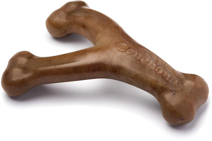 Іграшка для собак зі смаком бекону Benebone Wishbone Bacon 24 см Brown (0854111004620) - зображення 2