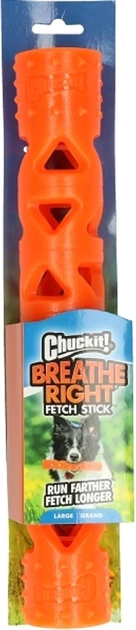 Іграшка для собак Chuckit! Breathe Right Fetch Stick 30 см Orange (0029695322150) - зображення 2