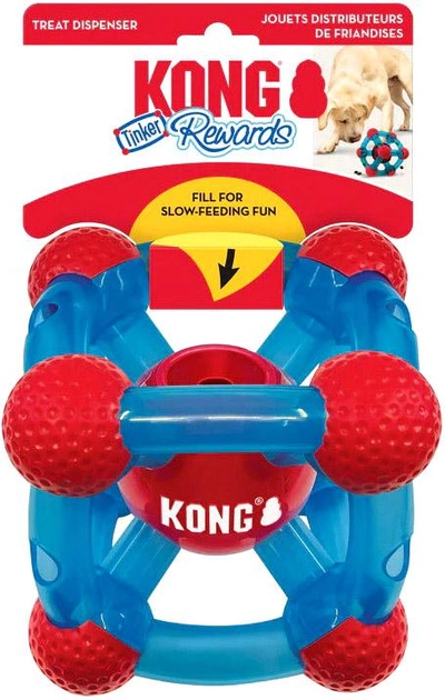 Zabawka dla psów Kong Rewards Treat Dispenser Tinker 13 cm Multicolour (0035585509006) - obraz 1