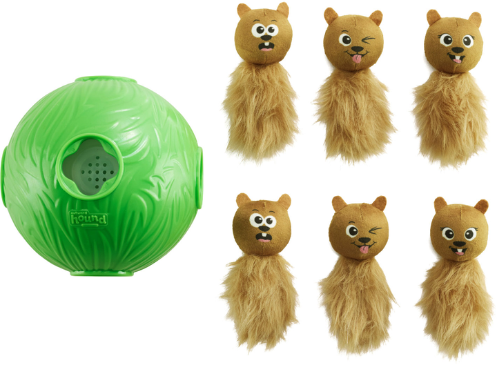 Zabawka dla psów Outward Hound Dog Snuffle N' Treat Ball 10 x 10 cm Green (0700603710251) - obraz 1