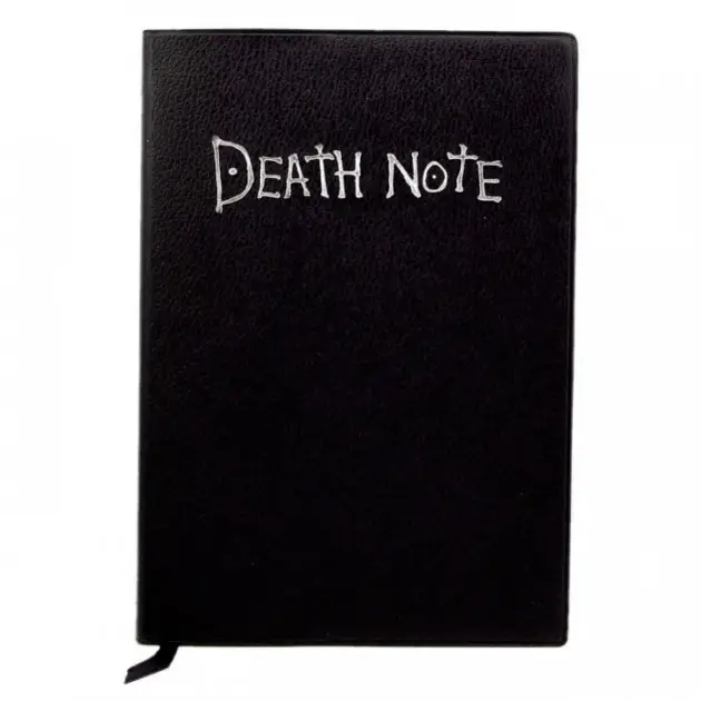 Щоденник (блокнот) з аніме Зошит смерті Death Note з пером та кулоном Чорний - Фото 5 Щоденник (блокнот) з аніме Зошит смерті Death Note з пером та кулоном Чорний - зображення 5