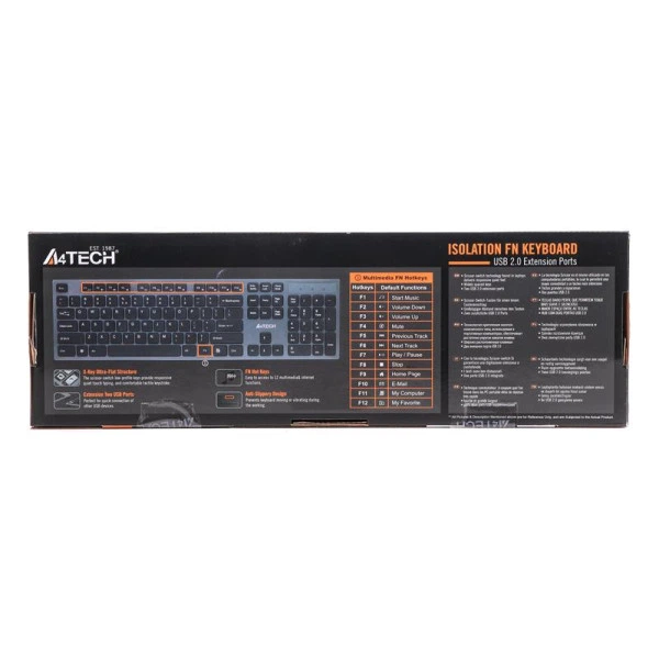 Клавіатура A4Tech KV-300H Grey/Black - зображення 5