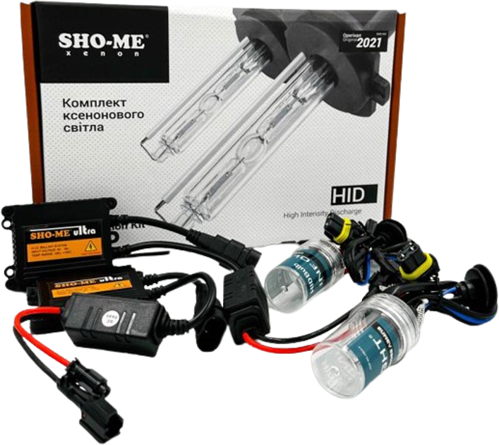 Акція на Комплект ксенону Sho-Me H27 5000К Infolight (Н27 5К S-M I) від Rozetka