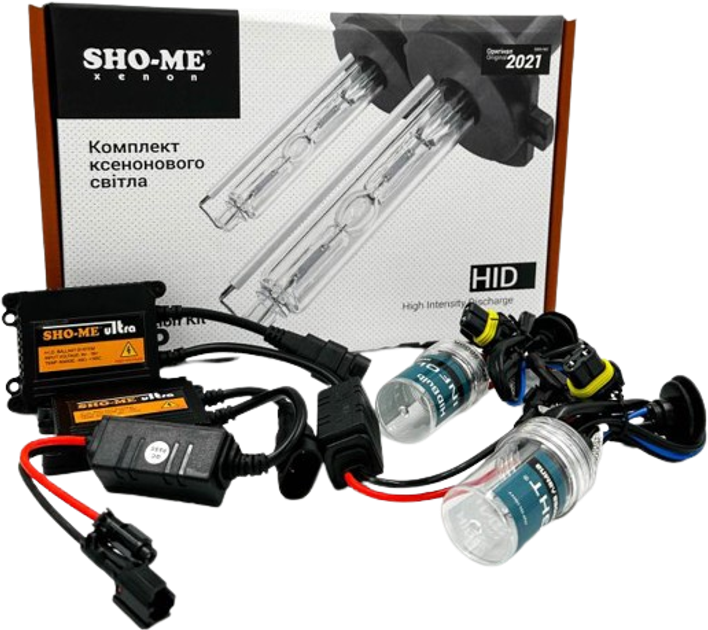 Акція на Комплект ксенону Sho-Me H27 6000К Infolight (Н27 6К S-M I) від Rozetka