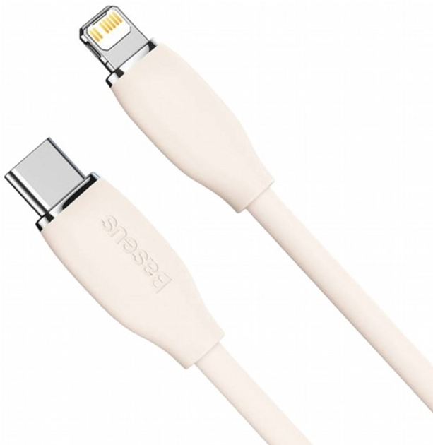 Kabel Baseus Apple Lightning - USB Type-C 1.2 m Pink (CAGD020004) - obraz 1