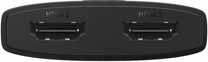 Adapter Baseus AirJoy 2 porty HDMI z kablem 1 m Black (B01331105111-01) - obraz 3