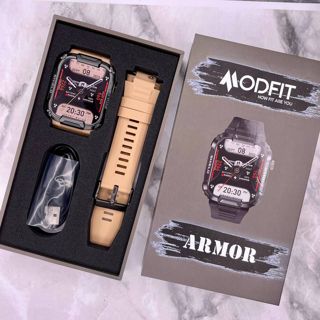 Чоловічий годинник Modfit Armor Khaki - зображення 2