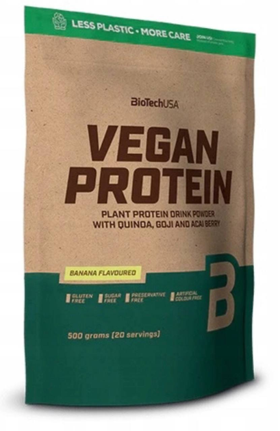 Протеїн Biotech Vegan Protein 500 г Банан (5999076234813) - зображення 1