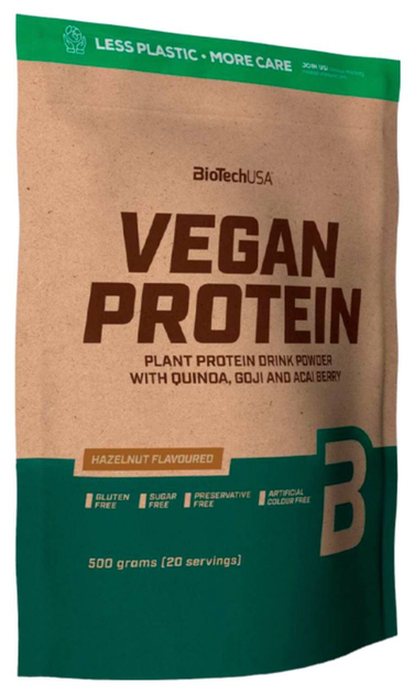 Protein Biotech Vegan Protein 500 g Orzech włoski (5999076234820) - obraz 1