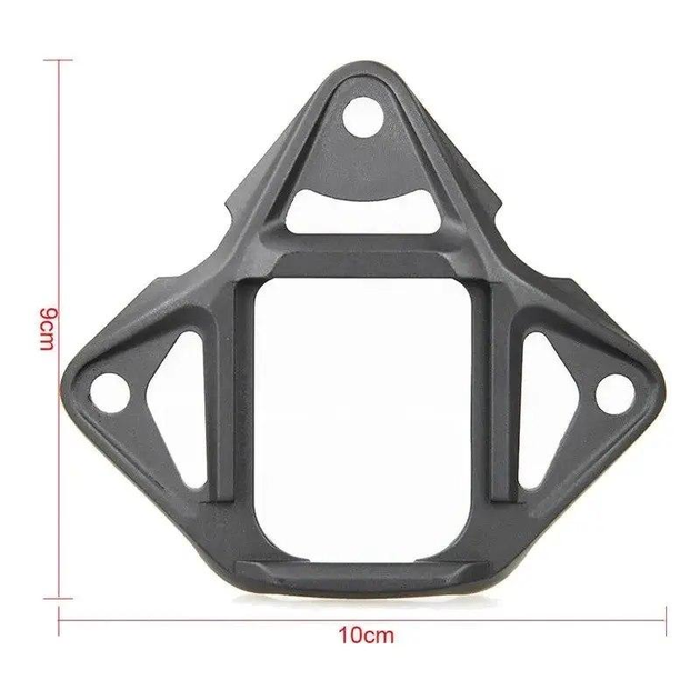Лобовое крепление на тактический шлем шрауд композитная NVG платформа черный - изображение 2