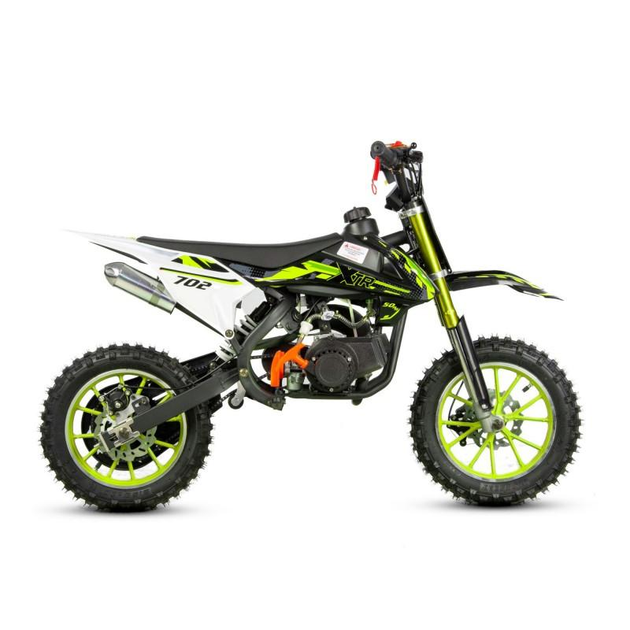Міні мотоцикл CROSS XTR 702 50СМ3 з електростартером зелений-1 – фото ...